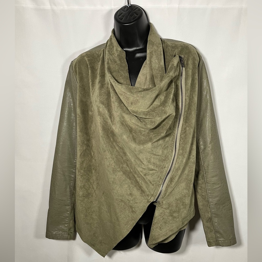 Blank NYC Faux leather and suede Jacket